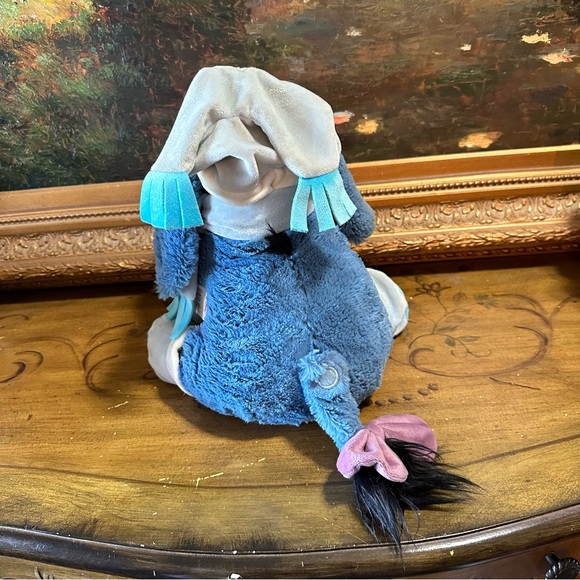 Disney Store Exclusive Winnie The Pooh Eeyore Winter Snowflake Plush Stuffed HTF - Picture 4 of 9